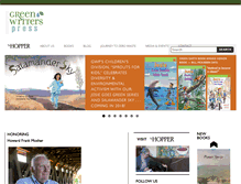 Tablet Screenshot of greenwriterspress.com